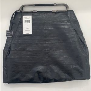 Herve Leger leather Tot Bag